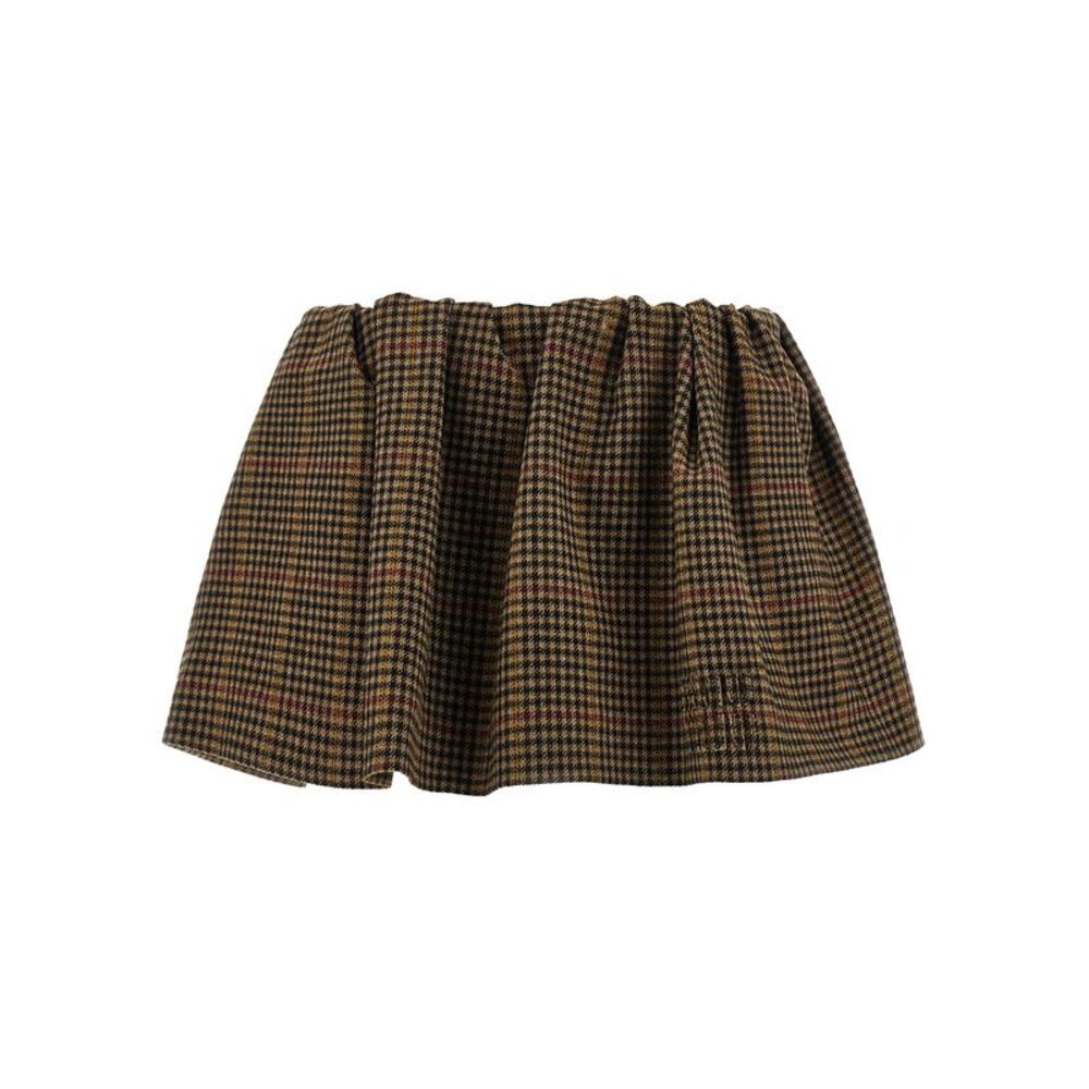 Miu Miu Women Houndstooth Skirt
